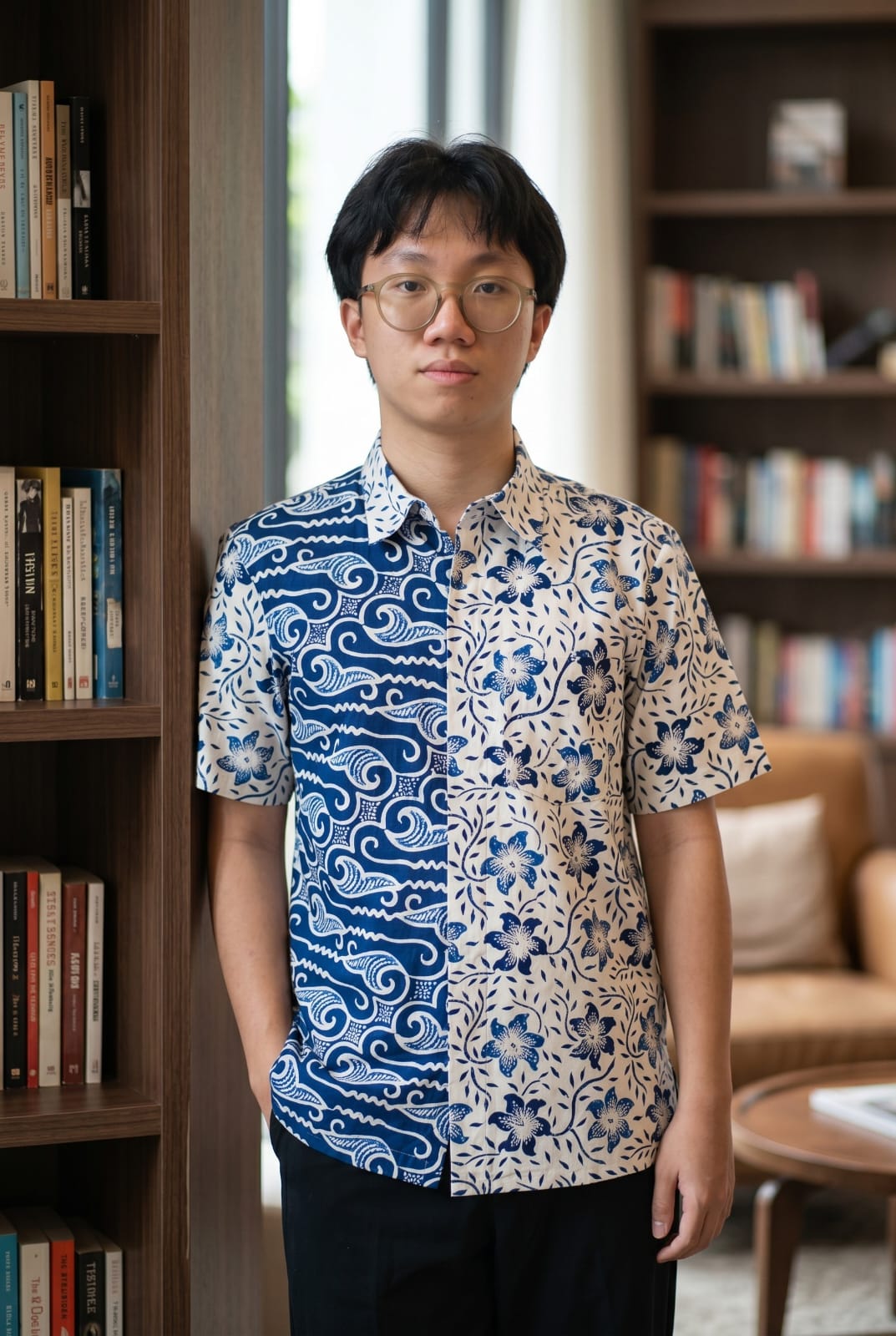 BATIK PRIA ( BIRU )